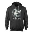 Solar Eclipse 2024 Bigfoot Zip Up Hoodie