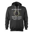 Solar Eclipse 2024 Birthday Present 4824 Totality Zip Up Hoodie