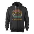 Sorry For What I Said Vintage Cribbage Board Game Zip Up Hoodie