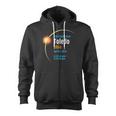 Toledo Ohio Oh Total Solar Eclipse 2024 1 Zip Up Hoodie