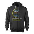 Total Solar Eclipse April 8 2024 Ohio Avon Lake Zip Up Hoodie