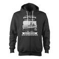 Uss Little Rock Cg 4 Clg 4 Cl Zip Up Hoodie