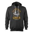 Uss Makin Island Lhd-8 Zip Up Hoodie