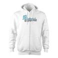 Rocky And Bullwinkle Rocket J Squirrel Premium Zip Up Hoodie