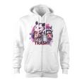 Stay Trashy Raccoon Animal For Women Zip Up Hoodie