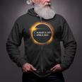 2024 2017 Total Solar Eclipse Twice In A Lifetime Zip Up Hoodie