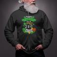 21 Years Old St Patricks Day Its My 21St Birthday Irish Flag Zip Up Hoodie