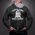 This Is Some Boo-Sheet Ghost Halloween Costume Zip Up Hoodie