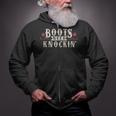 Boots Need Knocking Country Music Song Zip Up Hoodie
