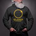 Broken Bow Oklahoma Ok Total Solar Eclipse 2024 Zip Up Hoodie