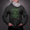 Cannabis Tshirt Zip Up Hoodie