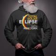 Canton New York Total Solar Eclipse April 8 2024 Zip Up Hoodie