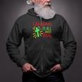 Christmas Is About Jesus Holiday Zip Up Hoodie