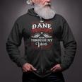 Dane Name Shirt Dane Family Name V3 Zip Up Hoodie