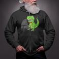 Dinosaur Piano Zip Up Hoodie