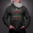 I'm Full Of Christmas Spirit Long Island Iced Tea Cocktail Zip Up Hoodie