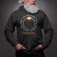 Indiana Total Solar Eclipse 2024 Totality 040824 America Zip Up Hoodie