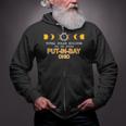 Put In Bay Ohio Total Solar Eclipse 2024 Zip Up Hoodie