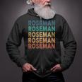 Roseman Name Shirt Roseman Family Name V2 Zip Up Hoodie