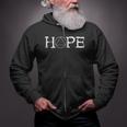 Sobriety Hope Recovery Alcoholic Sober Recover Aa Support Cool Zip Up Hoodie