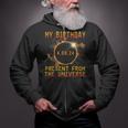 Solar Eclipse 2024 Birthday Present 4824 Totality Universe Zip Up Hoodie