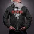 Storm Chaser In Training Meteorologist Weather Chaser Zip Up Hoodie