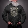 Team Mcgraw Lifetime Member Surname Mcgraw Family Vintage Zip Up Hoodie