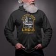 Uss Makin Island Lhd-8 Zip Up Hoodie