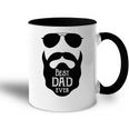 Best Dad Ever Bester Papa Für Bartträger Zum Herrentag Tasse Zweifarbig