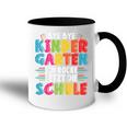 Children's Bye Bye Tschüss Kindergarten Ich Rocke Jetzt Die Schule Tasse Zweifarbig