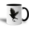 Cuervo Pájaro Cuervo Tatuaje Accent Mug
