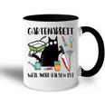 Gartenarbeit Weil Mord Falsch Ist Gardener Cat Gray S Tasse Zweifarbig