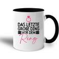 The Last Große Dingor Dem Ring Blue Tasse Zweifarbig