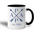 Papa Est 2024 Papa Est 2024 Tasse Zweifarbig