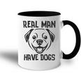 Real Have Dogs Hunde Hunde Papa Dog Geschenkidee Tasse Zweifarbig