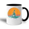 Retro Kayak Tasse Zweifarbig