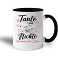 Tante Und Niece Beste Freunde Für Leben Patentante Slogan Tasse Zweifarbig