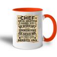 60 Birthday Chef Für Dich Das Beste Mann 60Ster Tasse Zweifarbig