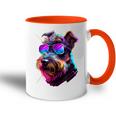 Airedale Terrier Dogs Airedale Terrier Tasse Zweifarbig