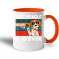 Best Beagle Dad Ever Best Beagle Dogs Dadintage Tasse Zweifarbig