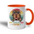 Best Shar-Pei Dad Ever Cadeauintage Pour Amoureux Des Chiens Accent Mug
