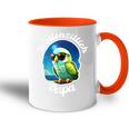 Budgie Papa Parakeet Bird Owner Welli Tasse Zweifarbig