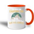 Camper Grandpa Camping Camper Caravan Tasse Zweifarbig