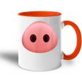Cochon Rigolo Avec Nez De Ferme Accent Mug
