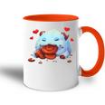 Cute Tongue League Poro Essen Tasse Zweifarbig