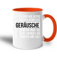 Dad Papaäter Sind Wie Autos Sie Machen Komische Geräusche Tasse Zweifarbig