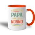 Damen Herren Habe Zwei Titel Papa Und Opa Lustiges Geschenk Mit-Ausschnitt Tasse Zweifarbig