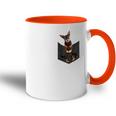 Divertido Perro Pinscher Miniatura En Bolsillo Mini Pin Lovers Accent Mug