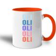 Divertido Regalo Nombre Oli Personalizado Primer Nombre Accent Mug