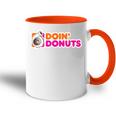 Doin' Donuts Divertidos Carreras & Drift Car Entusiasta Accent Mug